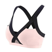 Load image into Gallery viewer, S-XXXL Female Fitness Gym Tops Women Bandage Cross Sport Vest Bra Running Yoga Tank Underwear Women Short Bra