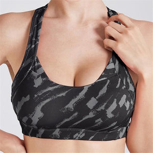 Cross Strap Back Women Sports Bra Professional Quick Dry Padded Shockproof Gym Fitness Running Yoga Sport Brassiere Tops Fitness