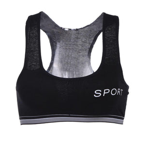 Leisure Sports Bra Top Push Up Fitness Running Yoga Bra Underwear Cotton Sport Tops Fo For Women Gym Wear Solid Women Sportswear