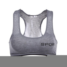 Load image into Gallery viewer, Leisure Sports Bra Top Push Up Fitness Running Yoga Bra Underwear Cotton Sport Tops Fo For Women Gym Wear Solid Women Sportswear