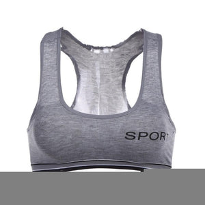 Leisure Sports Bra Top Push Up Fitness Running Yoga Bra Underwear Cotton Sport Tops Fo For Women Gym Wear Solid Women Sportswear