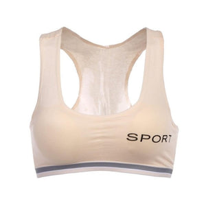 Leisure Sports Bra Top Push Up Fitness Running Yoga Bra Underwear Cotton Sport Tops Fo For Women Gym Wear Solid Women Sportswear