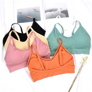 Yoga Women Sport Bra Top Sports Bra Brassiere Sports Top Bra Gym Push Up Women Bra Fitness Padded Bra Sujetador Deportivo