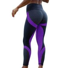 Load image into Gallery viewer, Sexy Mesh Printed Leggings fitness For Women clothing Sporting Workout Leggins mujer Elastic Slim Pants push up Dropshipping