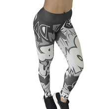 Load image into Gallery viewer, Sexy Mesh Printed Leggings fitness For Women clothing Sporting Workout Leggins mujer Elastic Slim Pants push up Dropshipping