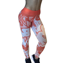 Load image into Gallery viewer, Sexy Mesh Printed Leggings fitness For Women clothing Sporting Workout Leggins mujer Elastic Slim Pants push up Dropshipping