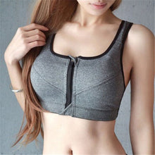 Load image into Gallery viewer, Women Sports Bra High Stretch Breathable Tops Fitness Women Padded For Running Yoga Gym Seamless Crop Bras Black Gray Sport Bras