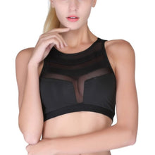 Load image into Gallery viewer, Female Fitness Bra Breathable Sport Bra Mesh Push Up Bralette Stitching Bras for Women yoga Brassiere Sport tops