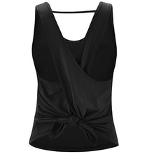 Load image into Gallery viewer, Zhangyunuo Yoga Vest Sport Tank Top Women Sleeveless Backless Cross Gym Tops Athletic Fitness Vest Dry Fit T-shirt Workout Shirt