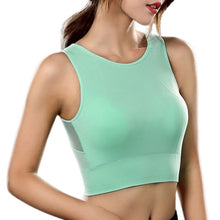 Load image into Gallery viewer, NEW Women Breathable Mesh Shockproof Padded Athletic Gym Running Seamless Fitness Yoga Vest Sport Bra Tops