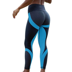 NIBESSER New Women Gold Print Leggings No Transparent Exercise Fitness Workout Leggings Patchwork Push Up Female Pants Leggins