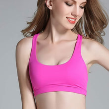 Load image into Gallery viewer, Women Cross Yoga Sports Bra Female Sport Fitness For Bras Tops Woman Brassiere Gym Top Bh Clothing Active Women&#39;s Brassiere Wear