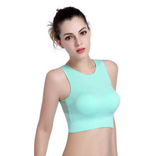 Load image into Gallery viewer, High Quality Breathable Shockproof Quick Drying Seamless Sports Bra Women Knitted Mesh Gym Fitness Yoga Workout Sport Bra Top