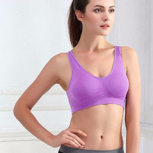 Load image into Gallery viewer, New High Quality Lady Adjustable Frame Yoga Sports Underwear Seamless Line Unfilled Crop Top Fitness Model Yoga Sports Bra