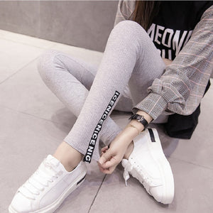 High Quality Cotton Leggings Side stripes Women Casual Leggings Plus Size 5XL High Waist Fitness Leggings Plump Female Leggings