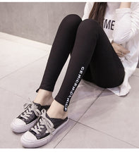 Load image into Gallery viewer, High Quality Cotton Leggings Side stripes Women Casual Leggings Plus Size 5XL High Waist Fitness Leggings Plump Female Leggings