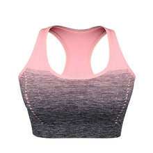 Load image into Gallery viewer, Sport Bra Gradient High Stretch Sports Bras Women Quick Dry Padded Sports Top Fitness Yoga Running Gym Seamless Sport Bra Top