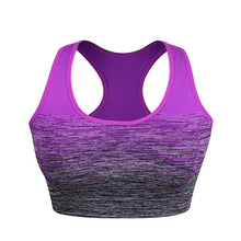 Load image into Gallery viewer, Sport Bra Gradient High Stretch Sports Bras Women Quick Dry Padded Sports Top Fitness Yoga Running Gym Seamless Sport Bra Top