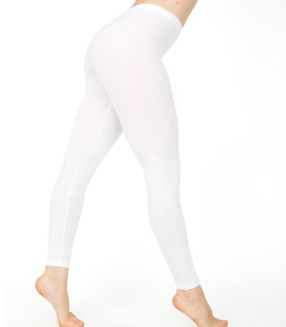 Women Cotton Leggings White Black Grey Solid Color Skinny Stretchy Pants Casual Sport Fitness Leggings