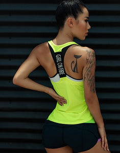 Women Sport tank Tops For Gym Vest Top Fitness Sleeveless T Shirt Sports Wear Yoga tank top Clothes Gym Vest Running workout