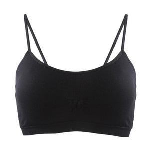 Women Training Sport Bra Gym Running Crop Tops Black Padded Criss Cross Back Yoga Bra Breathable Wirefree Fitness Sport Bra