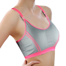 Load image into Gallery viewer, *Women Adjustable Sports Bra Seamless Racerback Breathable Push Up Leisure Tank Top Female Elastic Shaper Corset Underwear