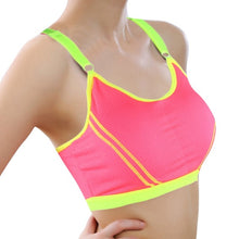 Load image into Gallery viewer, *Women Adjustable Sports Bra Seamless Racerback Breathable Push Up Leisure Tank Top Female Elastic Shaper Corset Underwear