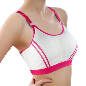 *Women Adjustable Sports Bra Seamless Racerback Breathable Push Up Leisure Tank Top Female Elastic Shaper Corset Underwear