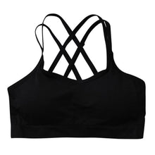 Load image into Gallery viewer, Woman Sports Bra Push Up Active Wear Tops For Women Gym Brassiere Sport Bra Criss Cross Crop Top 2018 Nwe Female Yoga Bra1