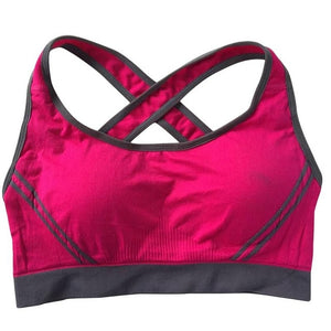 High Stretch Breathable Sports Bra Top Fitness Women Padded Sport Bra for Running Yoga Gym Seamless Crop Bra