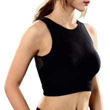 Load image into Gallery viewer, *Women Sport Bra Top Black Underwear Padded Seamless Yoga Fitness Sports Mesh Tank Female Vest Push Up Cotton Solid Gym Tops*