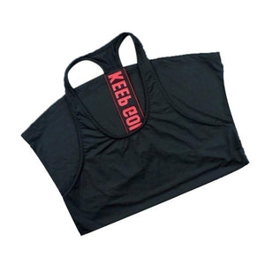 Sleeveless Female Sport Top Jersey Woman T-shirt Crop Top Yoga Gym Fitness Sport Vest Singlet Running Training Clothes for Womem